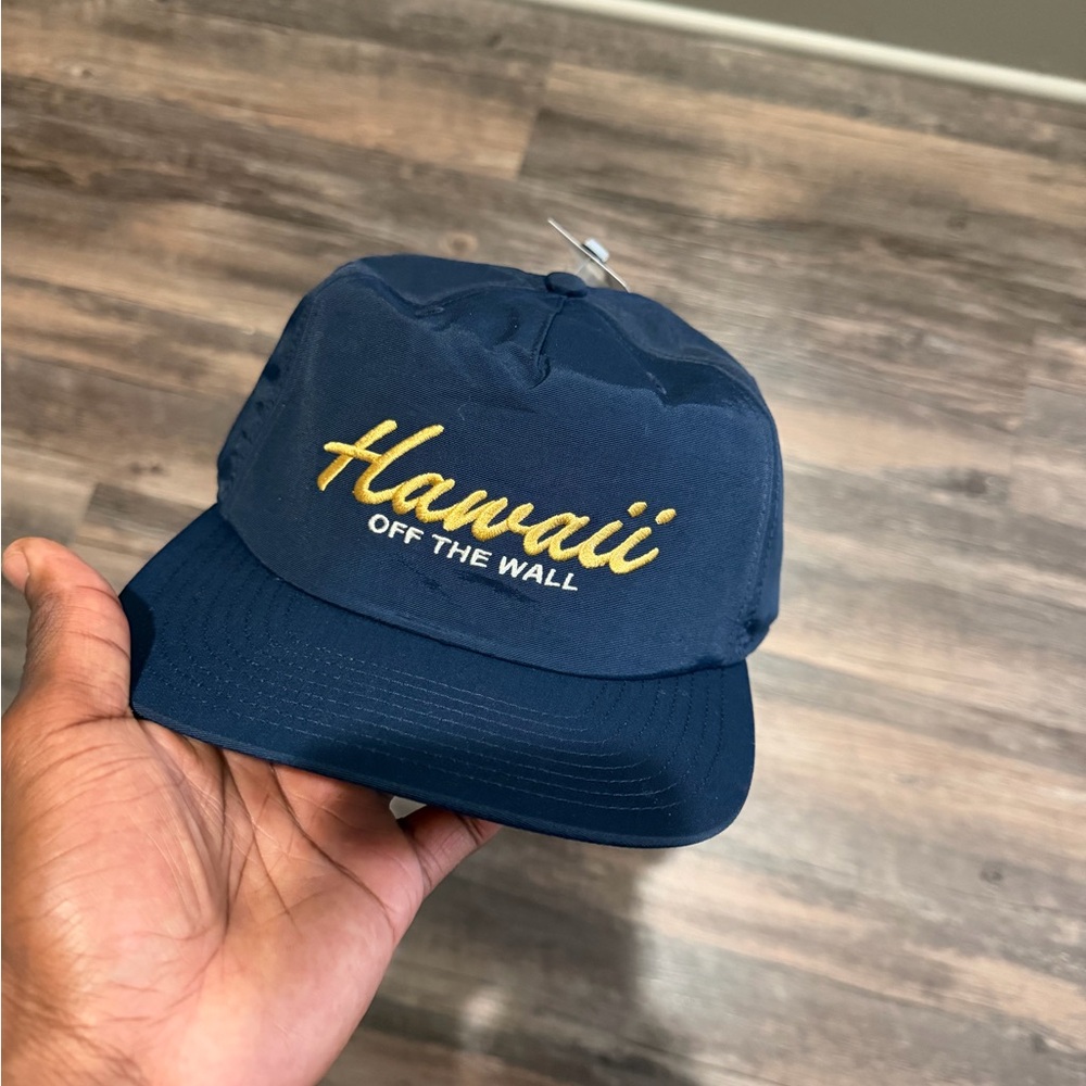 Vans Navy Blue Hat with Gold Embroidery